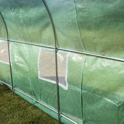 Polytunnel Greenhouse Walk In Galvanised Windows Doors Growhouse PE Cover Diameter 3 X 2m -HOMCO Garden Shop polytunnel greenhouse walk in galvanised windows doors growhouse pe cover diameter 3 x 2m5055986138341 03c MP