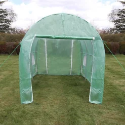 Polytunnel Greenhouse Walk In Galvanised Windows Doors Growhouse PE Cover Diameter 4 X 2m 7 Polytunnel Greenhouse Walk In Galvanised Windows Doors Growhouse PE Cover Diameter 4 X 2m -HOMCO Garden Shop polytunnel greenhouse walk in galvanised windows doors growhouse pe cover diameter 4 x 2m5055986138358 02c MP