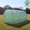 Polytunnel Greenhouse Walk In Galvanised Windows Doors Growhouse PE Cover Diameter 5 X 2m -HOMCO Garden Shop polytunnel greenhouse walk in galvanised windows doors growhouse pe cover diameter 5 x 2m5055986138365 01c MP