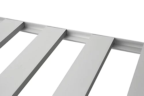 Primrose 1-Tier Traditional Garden Greenhouse Staging Silver 1.18m 5 Primrose 1-Tier Traditional Garden Greenhouse Staging Silver 1.18m - Image 3