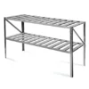 Primrose 2 Tier Traditional Greenhouse Garden Staging Silver 1.22m 2 Primrose 2 Tier Traditional Greenhouse Garden Staging Silver 1.22m -HOMCO Garden Shop primrose 2 tier traditional greenhouse garden staging silver 1 22m5055372364026 01c MP
