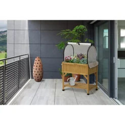 Raised Bed Herb Garden Micro Mesh Cover -HOMCO Garden Shop raised bed herb garden micro mesh cover4975149956746 04c MP