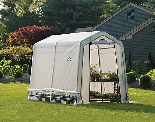 Shelterlogic White 6x8 Greenhouse 3 Shelterlogic White 6x8 Greenhouse