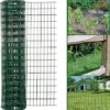 Simpa 1M X 10M Green PVC Coated Galvanised Steel Wire Garden Fencing -HOMCO Garden Shop simpa 1m x 10m green pvc coated galvanised steel wire garden fencing0704725444018 01c MP