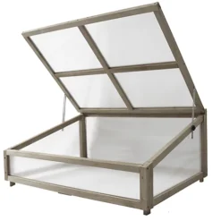 Small Cold Frame - Grey Wash (FSC 100%) -HOMCO Garden Shop small cold frame grey wash fsc 100 4975149833382 02c MP