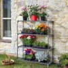 Smart Garden 4 Tier Greenhouse GroZone Shed Storage Steel Shelving Shelves -HOMCO Garden Shop smart garden 4 tier greenhouse grozone shed storage steel shelving shelves5050642018258 01c MP