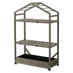 Tomato Greenhouse - Grey Wash (FSC 100%) -HOMCO Garden Shop tomato greenhouse grey wash fsc 100 4975149842629 03c MP