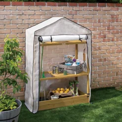Tomato Greenhouse - Natural (FSC 100%) -HOMCO Garden Shop tomato greenhouse natural fsc 100 4975149842636 02c MP