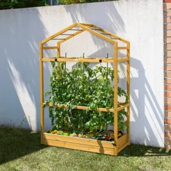 Tomato Greenhouse - Natural (FSC 100%) -HOMCO Garden Shop tomato greenhouse natural fsc 100 4975149842636 04c MP