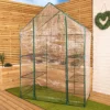 Walk In Garden Greenhouse Green House With 4 Shelves -HOMCO Garden Shop walk in garden greenhouse green house with 4 shelves5056589102159 01c MP