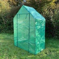 Walk In Greenhouse With Reinforced Cover -HOMCO Garden Shop walk in greenhouse with reinforced cover5060575101491 02c MP