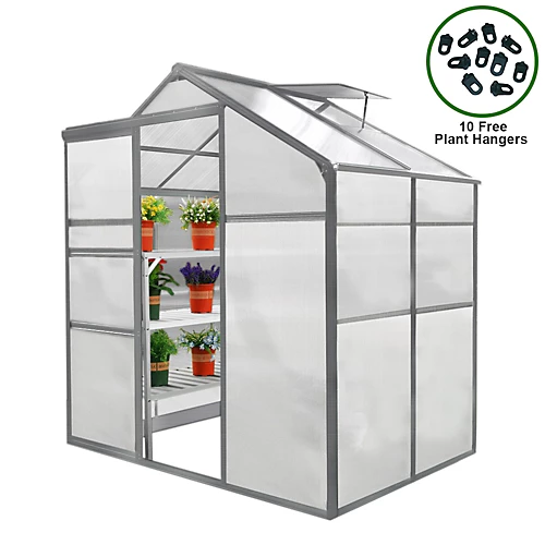 Weather Resistant Aluminium Greenhouse 6ft X 4ft 3 Weather Resistant Aluminium Greenhouse 6ft X 4ft