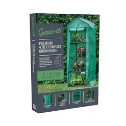 Westland Plastic Grow It Premium 4 Tier Compact Growhouse 5 Westland Plastic Grow It Premium 4 Tier Compact Growhouse -HOMCO Garden Shop westland plastic grow it premium 4 tier compact growhouse5056344300608 01c bq