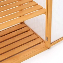 Wooden 3 Tier Plants Growth Double Door Greenhouse -HOMCO Garden Shop wooden 3 tier plants growth double door greenhouse5001112177579 04c MP