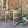 Wooden Framed Polycarbonate Growhouse With Waterproof Cover And 25m Repair Tape 1 Wooden Framed Polycarbonate Growhouse With Waterproof Cover And 25m Repair Tape -HOMCO Garden Shop wooden framed polycarbonate growhouse with waterproof cover and 25m repair tape5055031305629 01c MP
