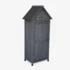 Wooden Garden Cabinet Mimosa Anthracite 65 X 54.5 X 179 Cm Garden Shed Storage Cupboard Tool Storage -HOMCO Garden Shop wooden garden cabinet mimosa anthracite 65 x 54 5 x 179 cm garden shed storage cupboard tool storage3760287181553 01c MP